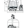 Фильтрационная система для бассейна Aquaviva FSF450 8 м3/час