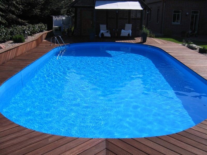 Морозоустойчивый бассейн  Summer Fun овальный 7.37x3.6x1.5 м 