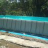 Большой сборный летний бассейн 15 x 5 x 1 метр