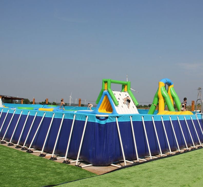 Каркасный летний бассейн 10 x 10 x 1 метр 