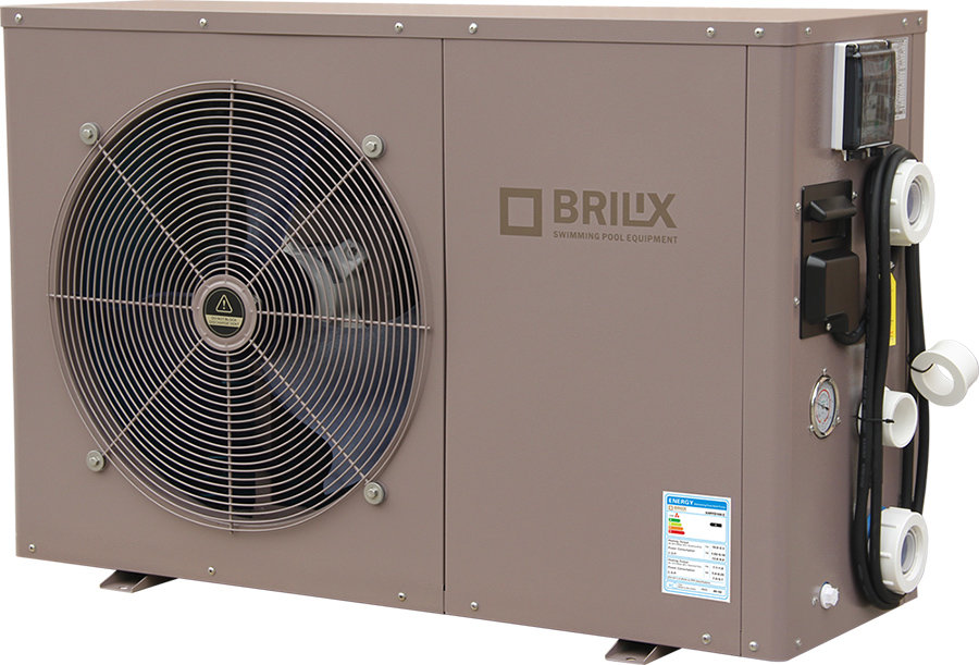 Тепловой насос для бассейна BRILIX inverBOOST XHPFD100E 10 кВт