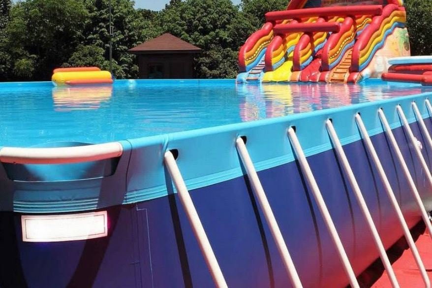 Каркасный летний бассейн для соревнований 10 x 15 x 1 м  