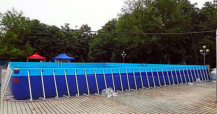 Сборный летний бассейн для пляжа 25 x 30 x 1 метра
