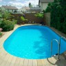 Морозоустойчивый бассейн Summer Fun овальный 11x5.5x1.5 м  
