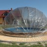Складной купол для бассейна Акватюнинг диаметром 5,5 м
