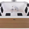 Сборный уличный джакузи Mspa Oslo Amber Plus 180х180х65см М-Спа Осло Амбер Плюс с гидромассажем