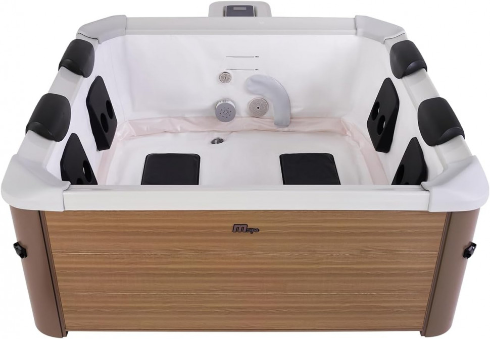 Сборный уличный джакузи Mspa Oslo Amber Plus 180х180х65см М-Спа Осло Амбер Плюс с гидромассажем