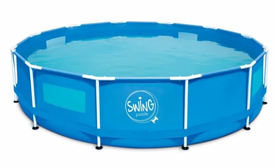 Каркасный бассейн swing pool с окнами 3.66 х 0.91м