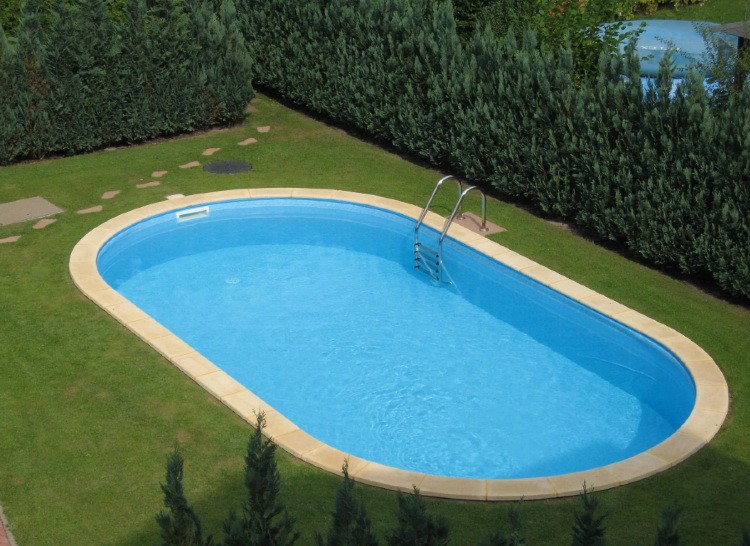 Вкапываемый бассейн Summer Fun овальный 8x4.2x1.2 м 